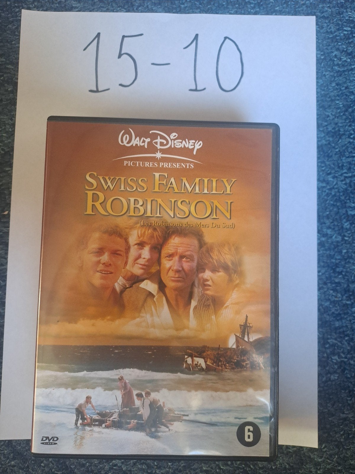Walt Disney's Swiss Family Robinson DVD, Cd's en Dvd's, Vanaf 6 jaar, Ophalen of Verzenden, Zo goed als nieuw
