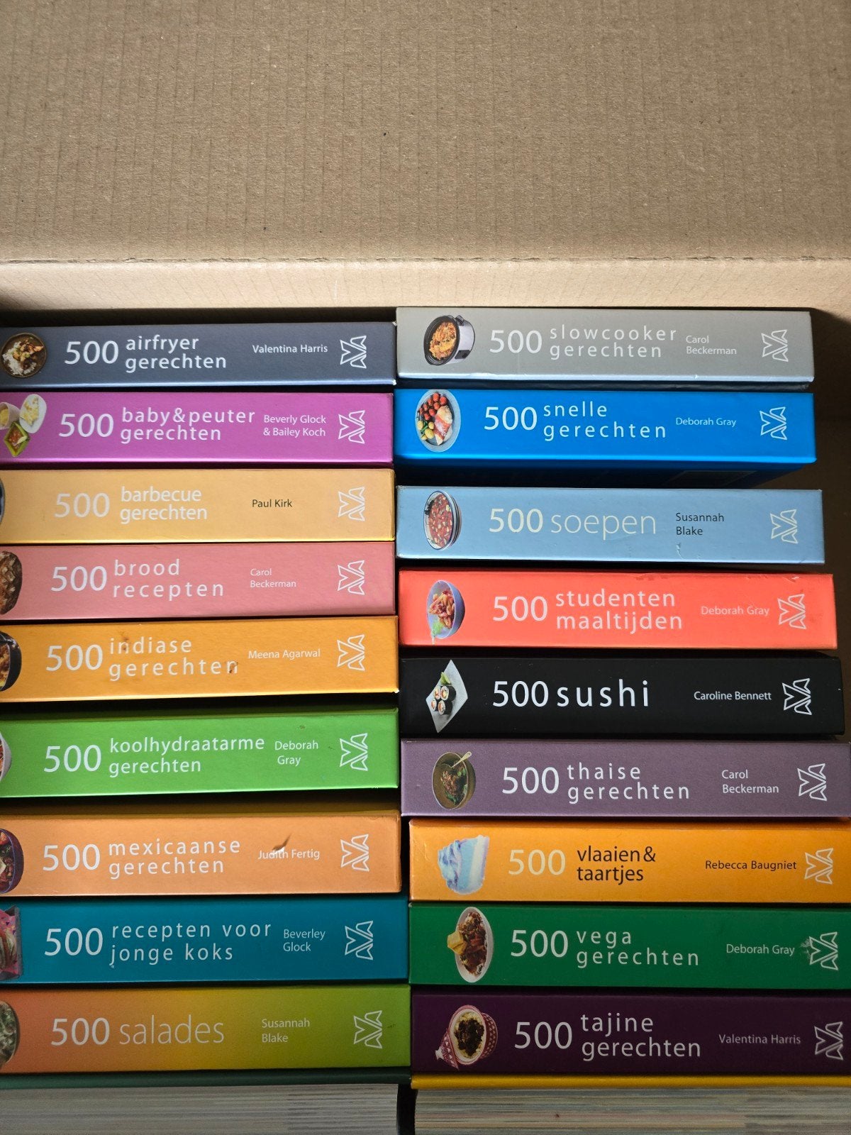 500 recepten boekjes, Boeken, Kookboeken, Zo goed als nieuw, Ophalen of Verzenden