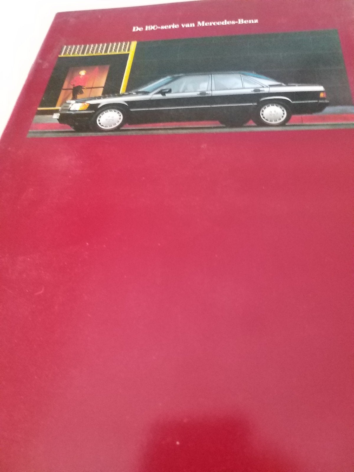 1990 Nederlands Mercedes 190 folder óók 5 cilinders 2,5 D e, Ophalen of Verzenden, Zo goed als nieuw, Mercedes