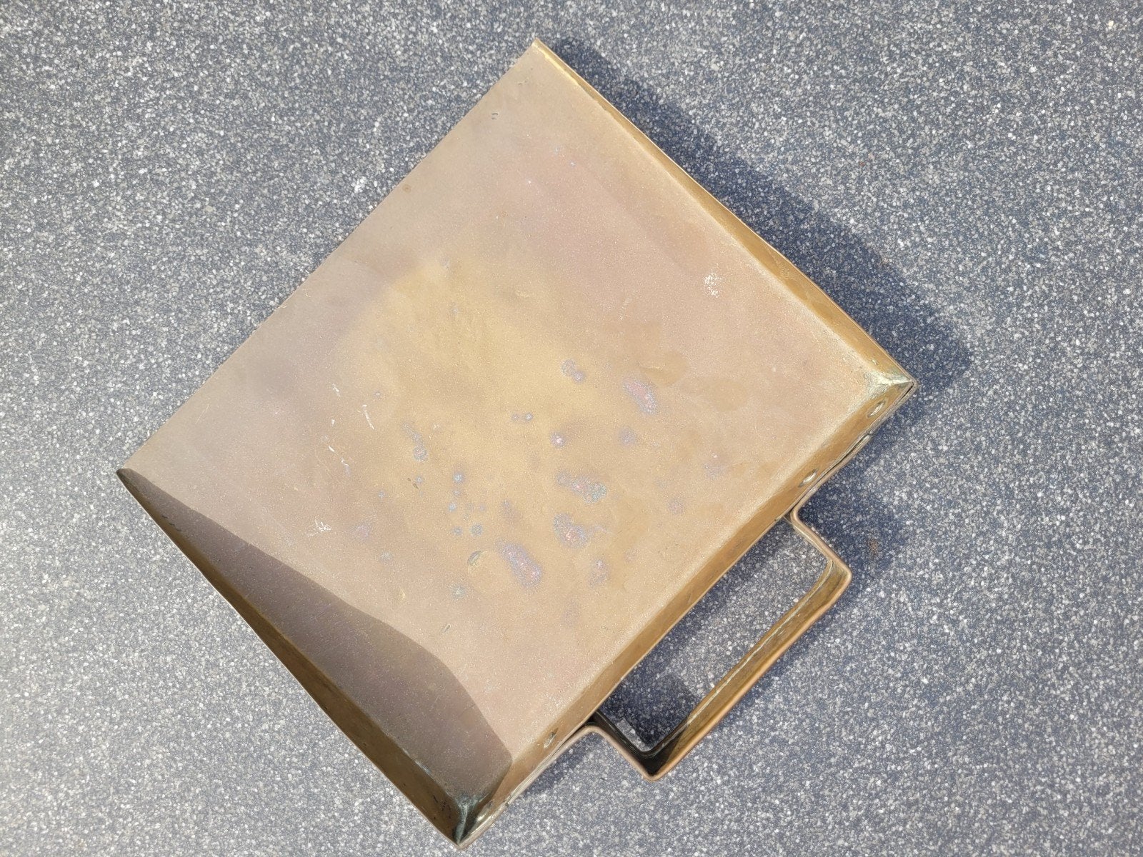 Koperen/messing blik (zonder stoffer), Antiek en Kunst, Ophalen of Verzenden