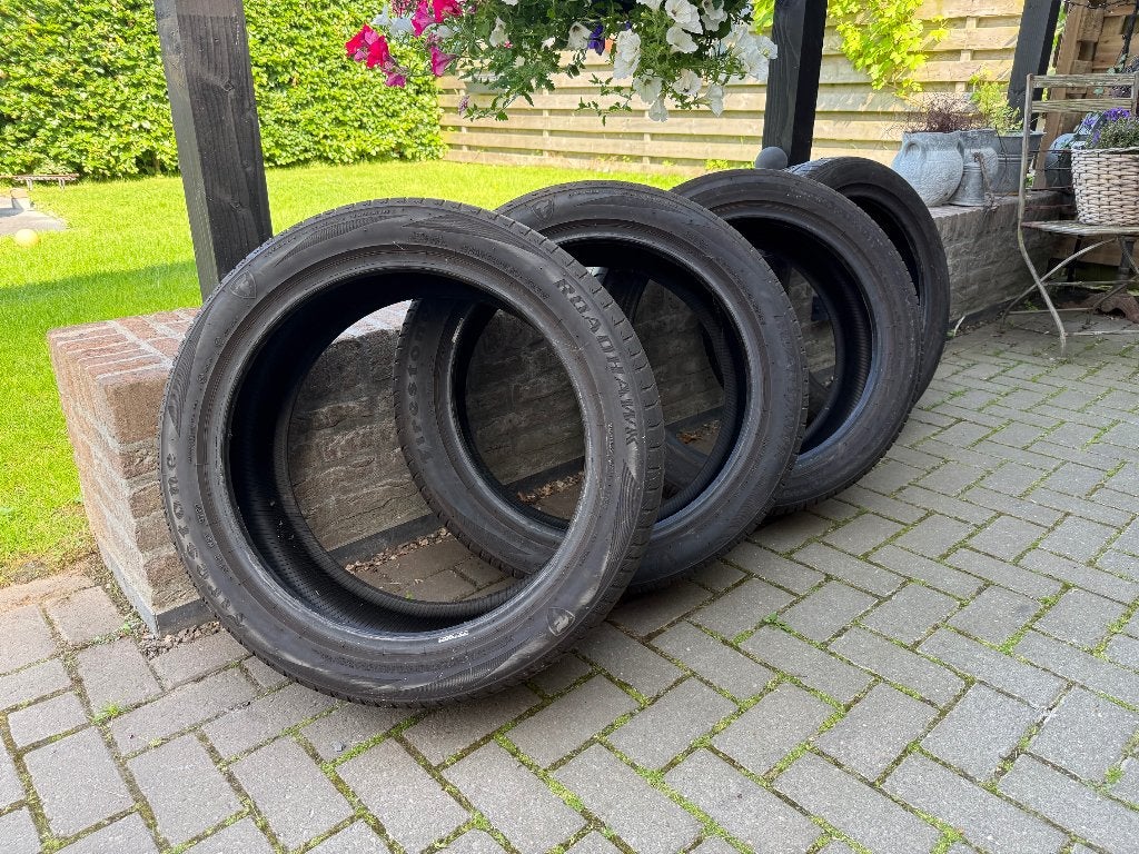 4 Firestone Roadhawk banden 255/45R20  105W, Ophalen, Gebruikt, 255 mm, Band(en)