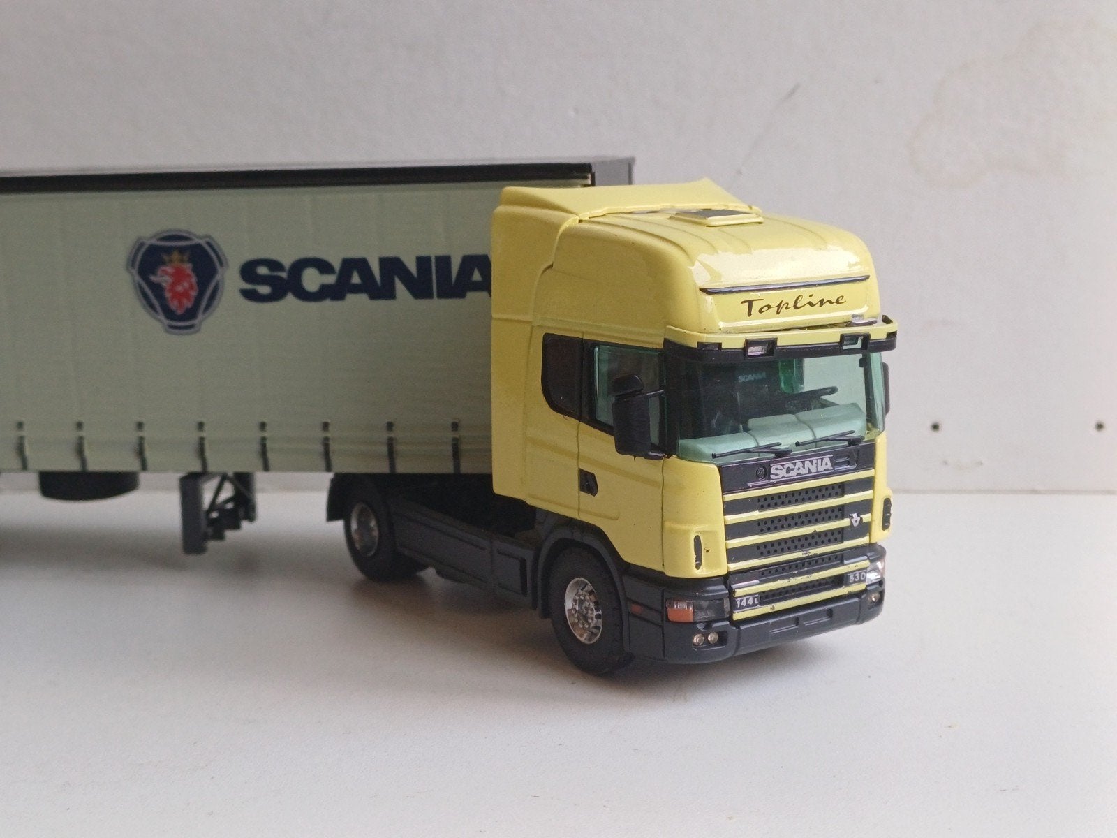 Tekno Scania 1:50, Ophalen of Verzenden, Gebruikt, Bus of Vrachtwagen, Tekno