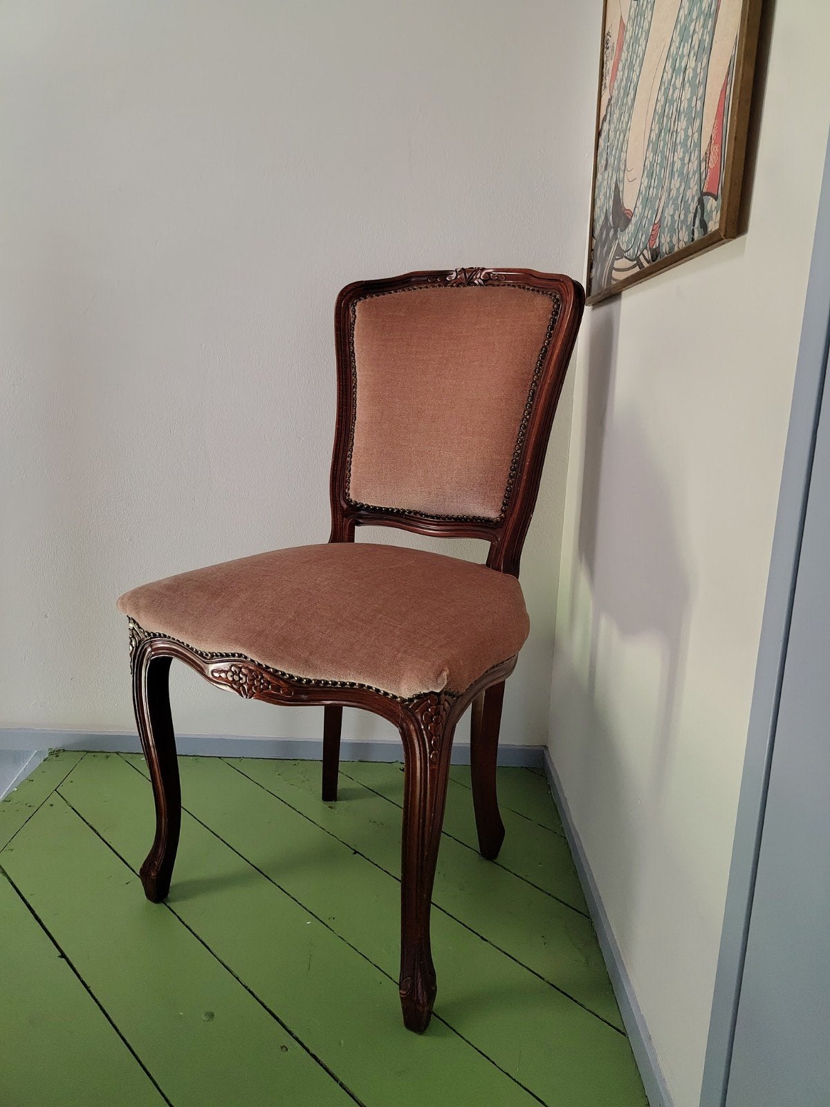 Eetkamerstoel antiek, Ophalen