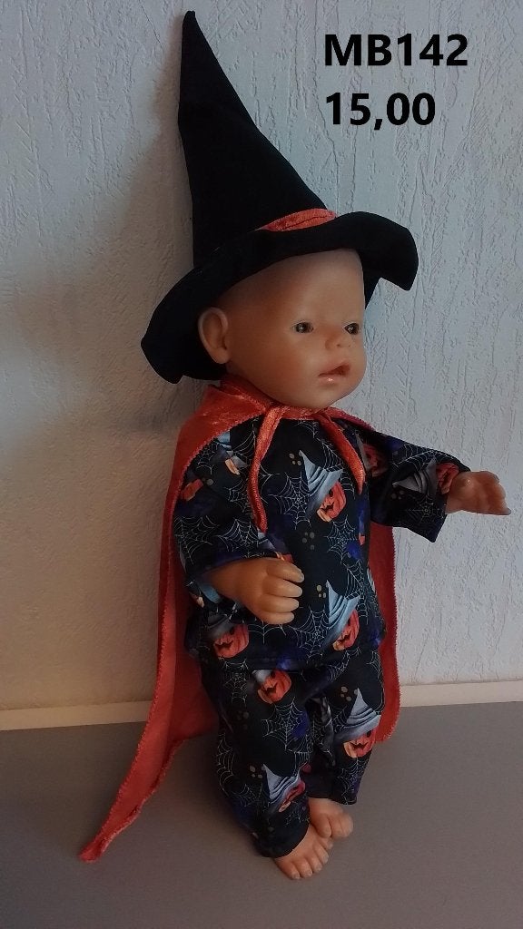 Poppenkleertjes baby born. Set Halloween. Opbrengst KiKa., Ophalen of Verzenden, Nieuw, Babypop