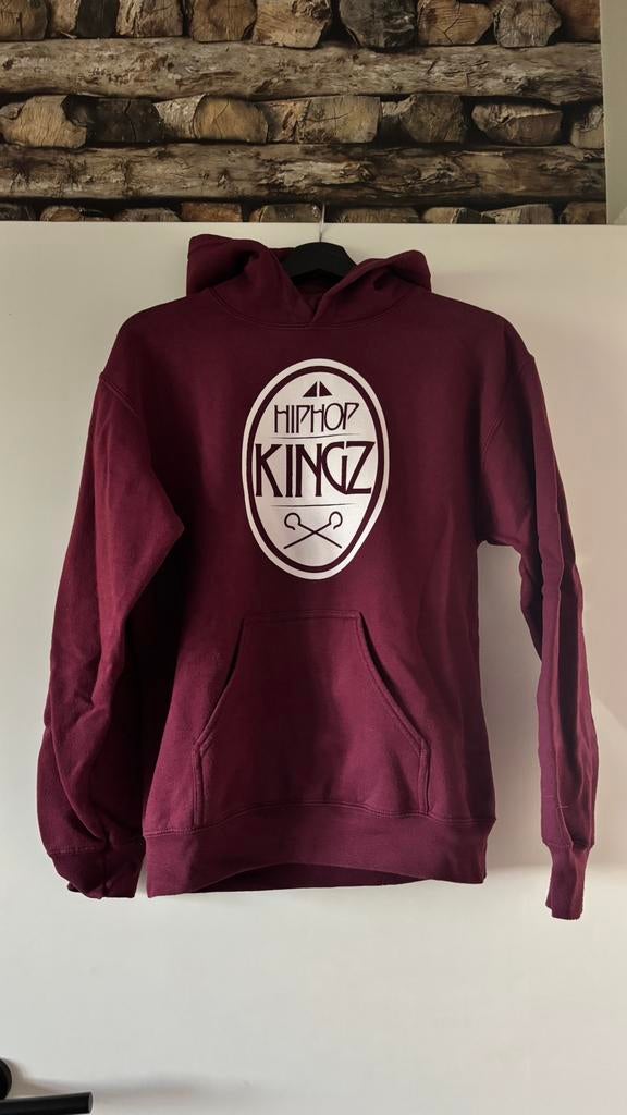 Bordeauxrood paars hoodie trui HipHop Kingz maat s, Ophalen of Verzenden, Zo goed als nieuw, Maat 36 (S), Paars