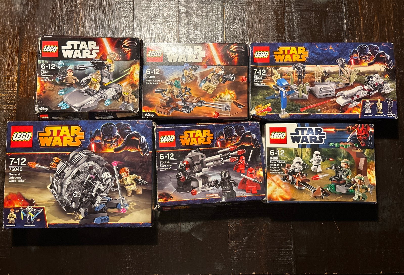 Lege LEGO Star Wars dozen - Diverse sets, Ophalen of Verzenden, Gebruikt