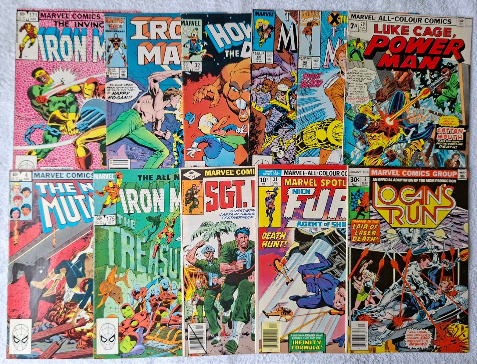VINTAGE US MARVEL COMICS. 3 EURO PER STUK., Meerdere comics, Ophalen of Verzenden, Zo goed als nieuw, Amerika