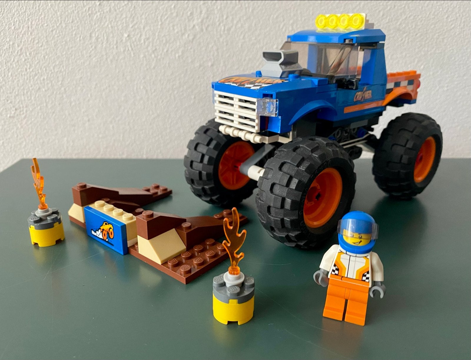 LEGO City 60180 Monster Truck, Ophalen of Verzenden, Gebruikt, Overige merken