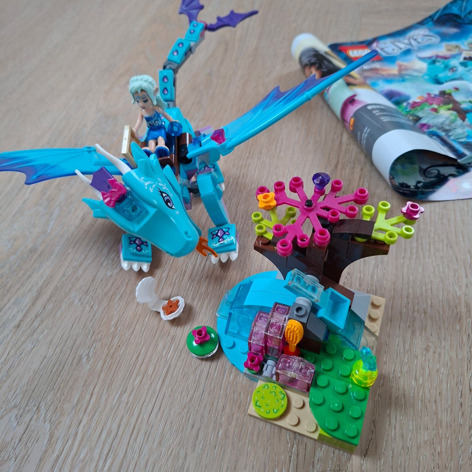 LEGO Elves 41172 (Het waterdraak avontuur), Ophalen