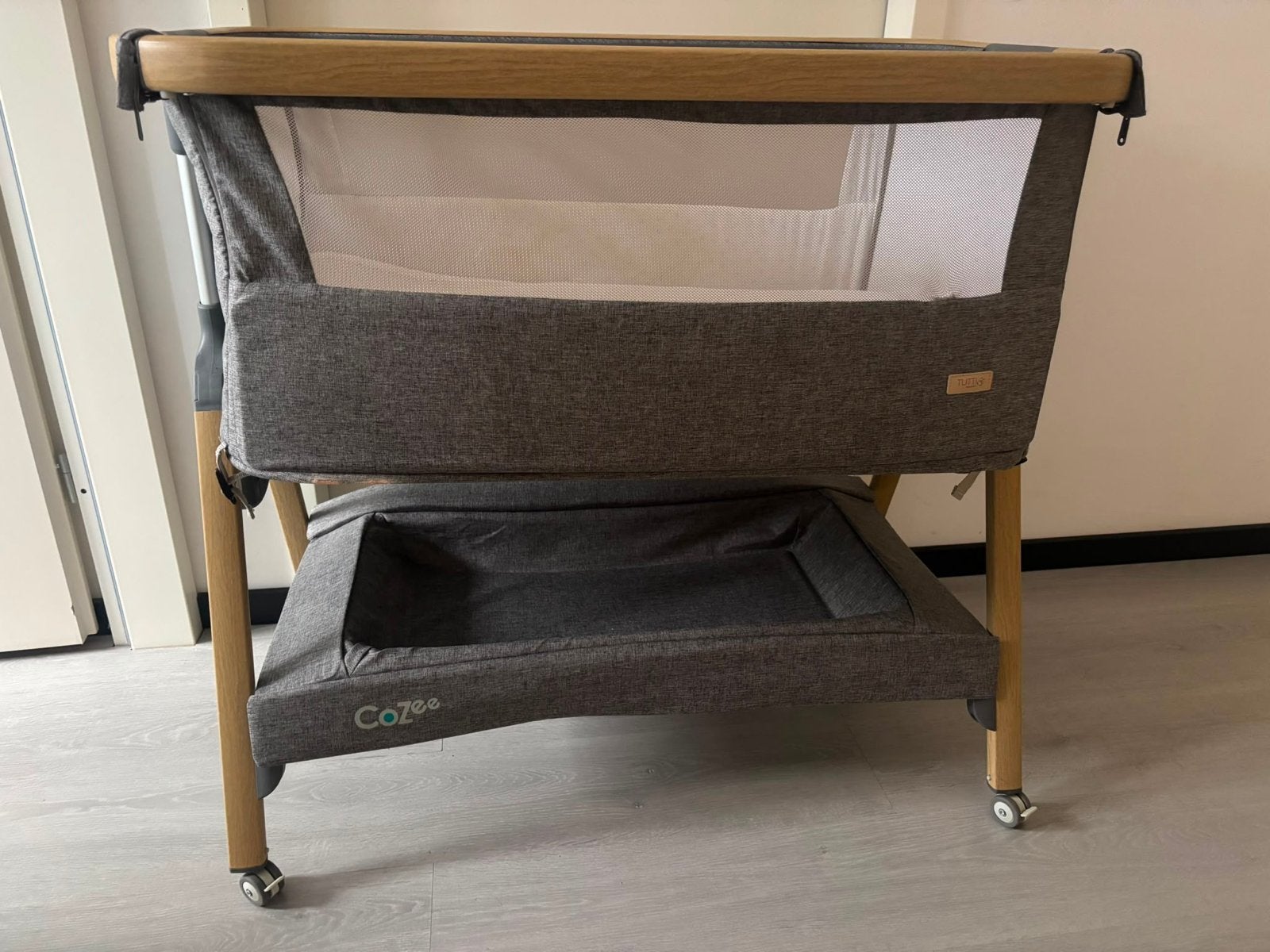 CoZee co-sleeper wieg met verstelbare hoogte, Ophalen, Zo goed als nieuw, Wieg