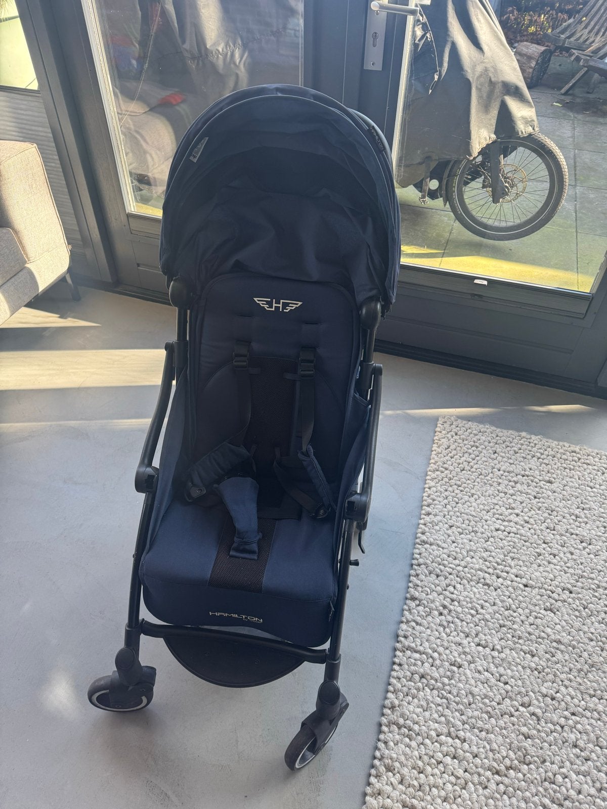 Hamilton Buggy - Lichtgewicht en Compact - Donkerblauw, Ophalen of Verzenden, Gebruikt, Overige merken