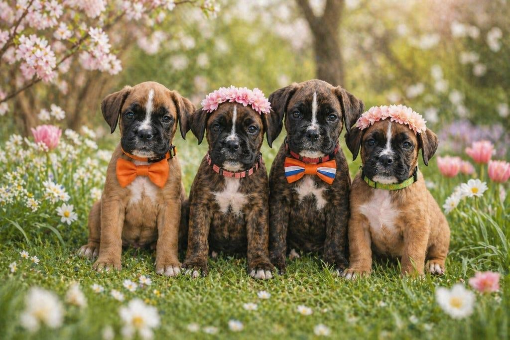 Boxer Pups ♀️♂️, Parvo, Overige rassen, 8 tot 15 weken, Meerdere