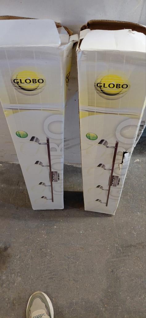 Globo Lighting Vloerlamp - Nieuw in doos, Ophalen of Verzenden, Nieuw, Glas, Modern, Energiezuinig