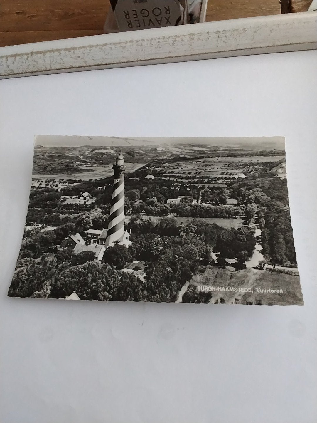 Oude Ansichtkaart Burgh-Haamstede Vuurtoren Zeeland, Verzamelen, Ophalen of Verzenden, 1940 tot 1960, Gelopen, Zeeland