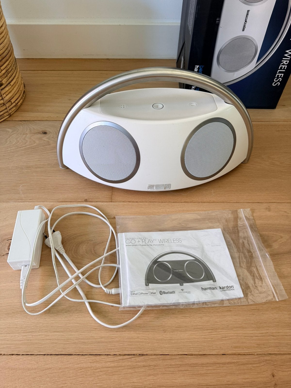 Harman Kardon bleutooth speaker wit, Ophalen, Zo goed als nieuw
