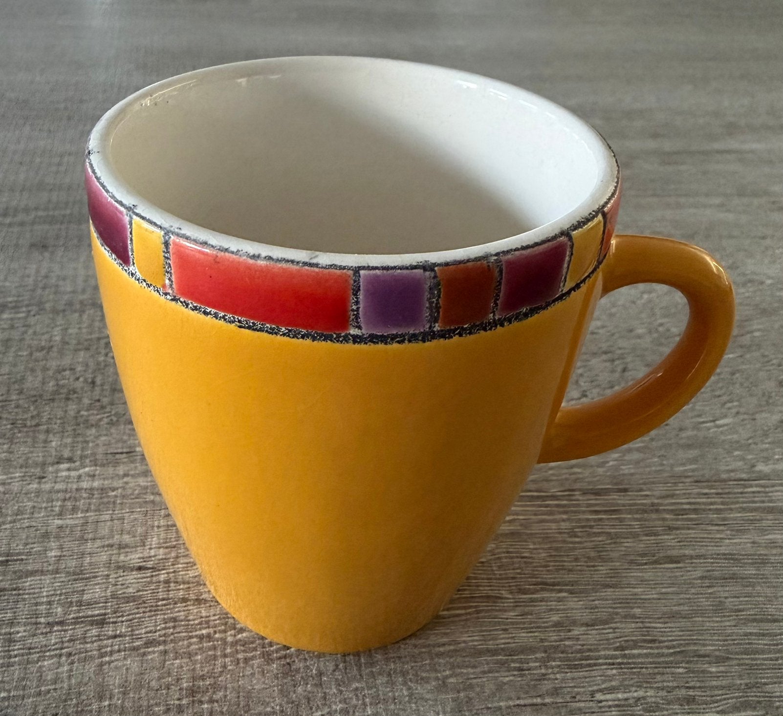 Mokje Artesa Fair Trade - handmade in Ecuador, Ophalen of Verzenden, Zo goed als nieuw, Overige stijlen, Kop(pen) en/of Schotel(s)