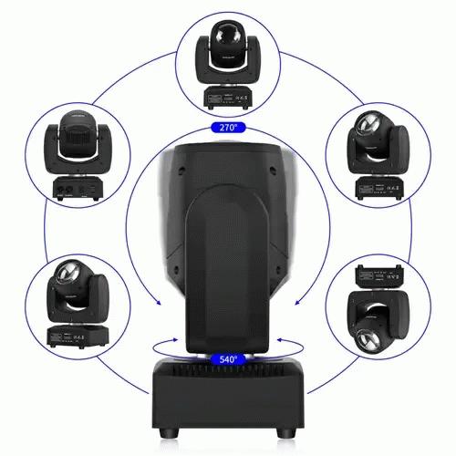 DJLicht 100W RGBW 4 in 1 LED Movinghead Beam, Geluidgestuurd, ., Nieuw, Ophalen of Verzenden
