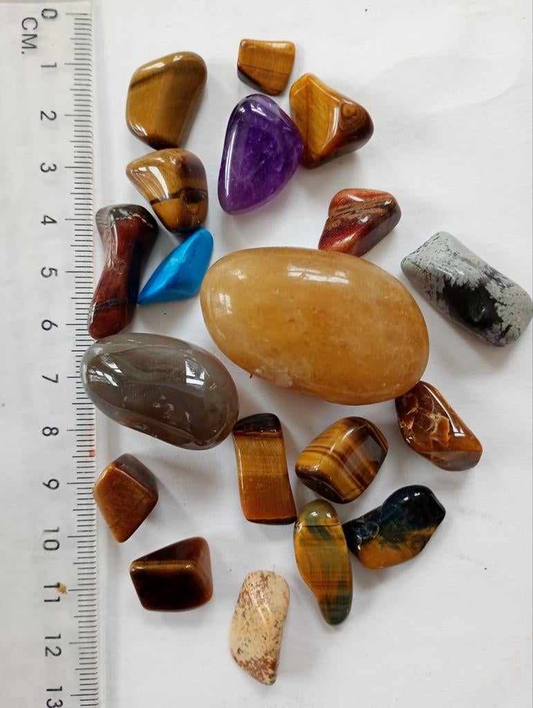 Diverse getrommelde edelstenen en mineralen, Ophalen, Zo goed als nieuw