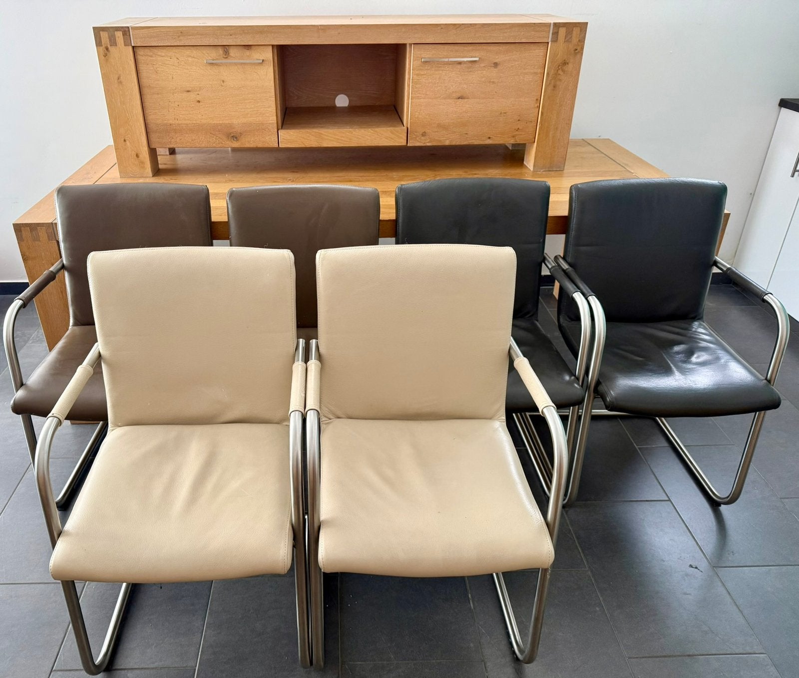 Complete eetkamer set, Huis en Inrichting, Ophalen, Zo goed als nieuw, 25 tot 50 cm