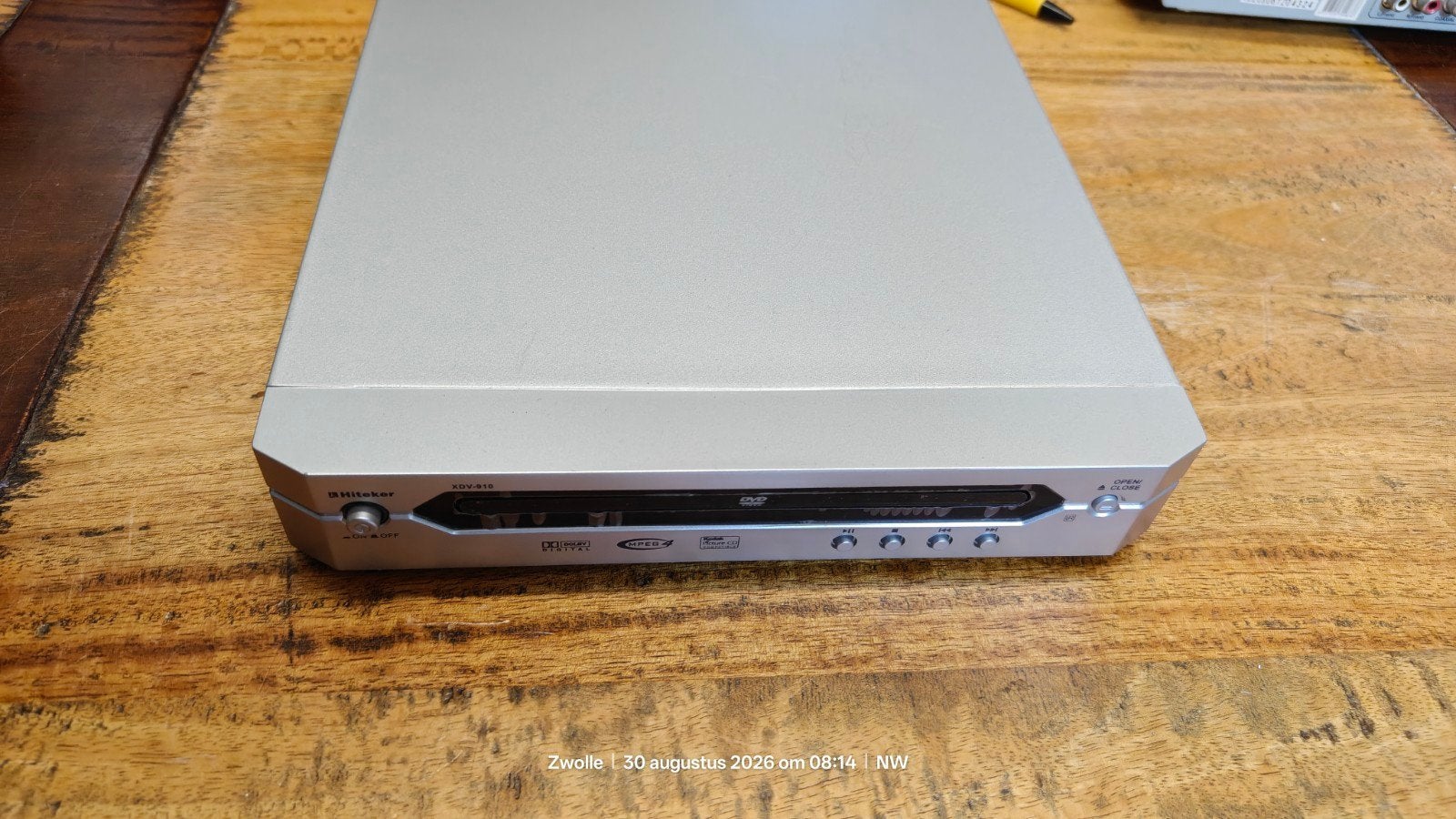 Hiteker XDV-910 DVD-speler, Ophalen of Verzenden, Gebruikt, Dvd-speler, Overige merken