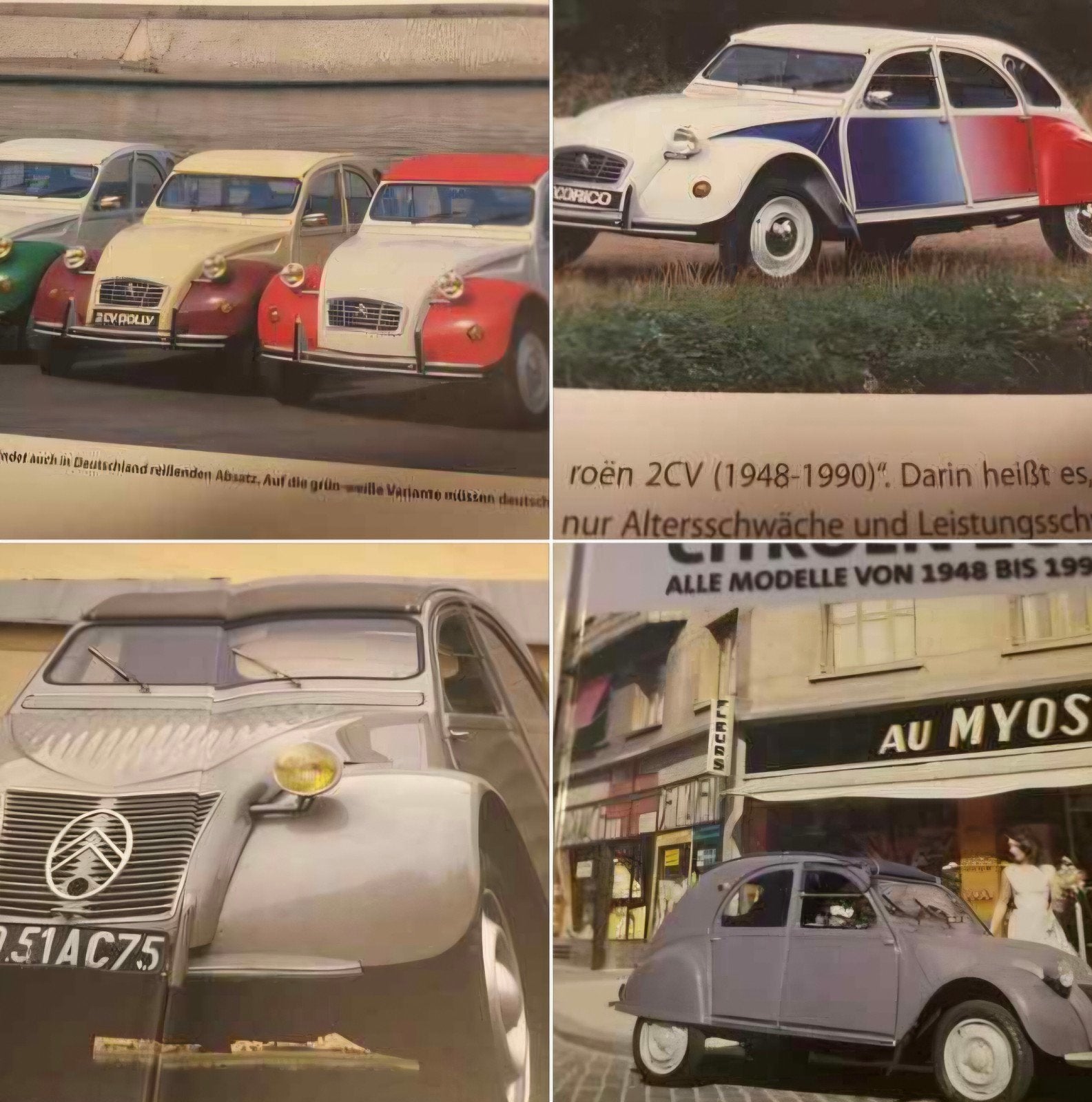 Dik Citroën 2cv eend boek Sahara 4x4 besteleend Weekend stat, Ophalen of Verzenden, Citroën