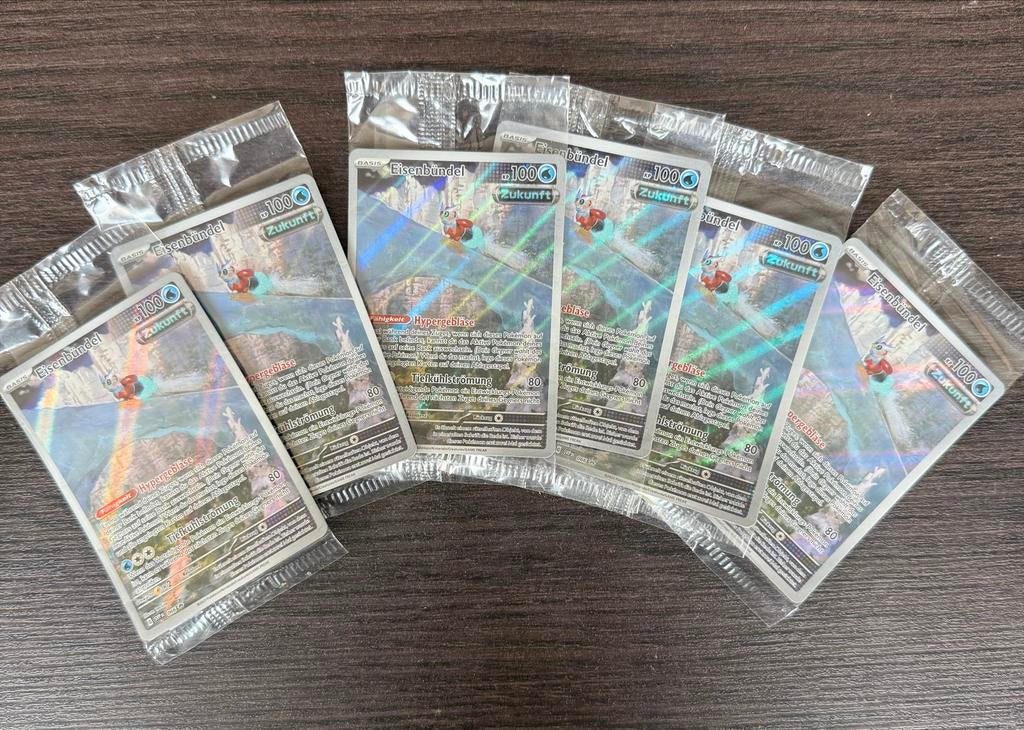 Pokémon Kaart Iron Bundle (Eisenbündel) - 5 stuks, Ophalen of Verzenden, Nieuw, Meerdere kaarten, Foil