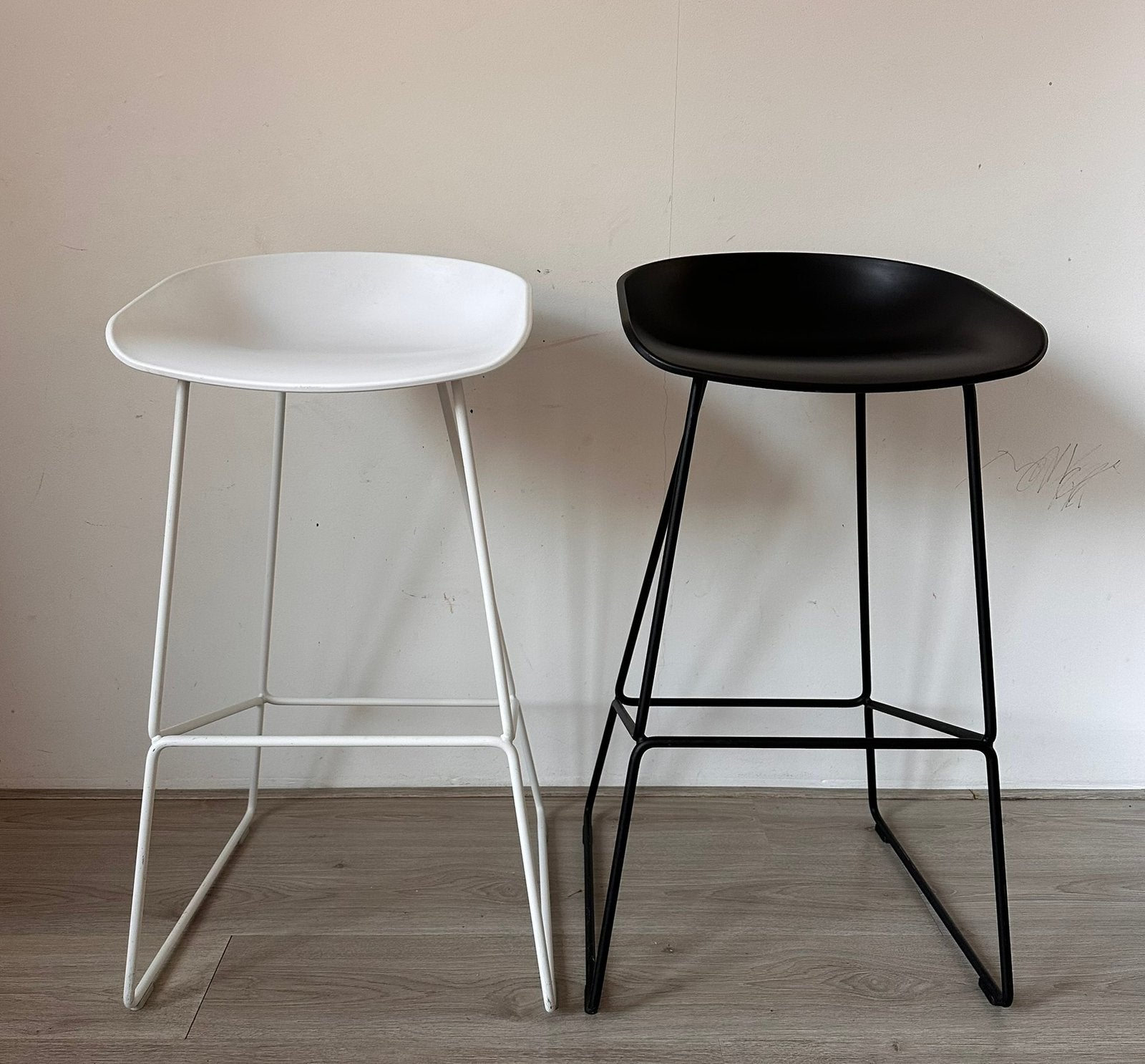 6x Hay design barkrukken, Huis en Inrichting, 5 krukken of meer, Ophalen, Zo goed als nieuw, 60 tot 90 cm