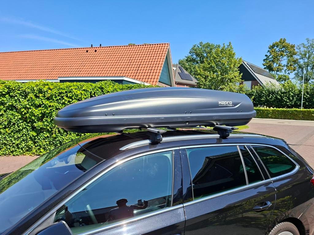 Te huur: Hapro Traxer dakkoffer, Ophalen