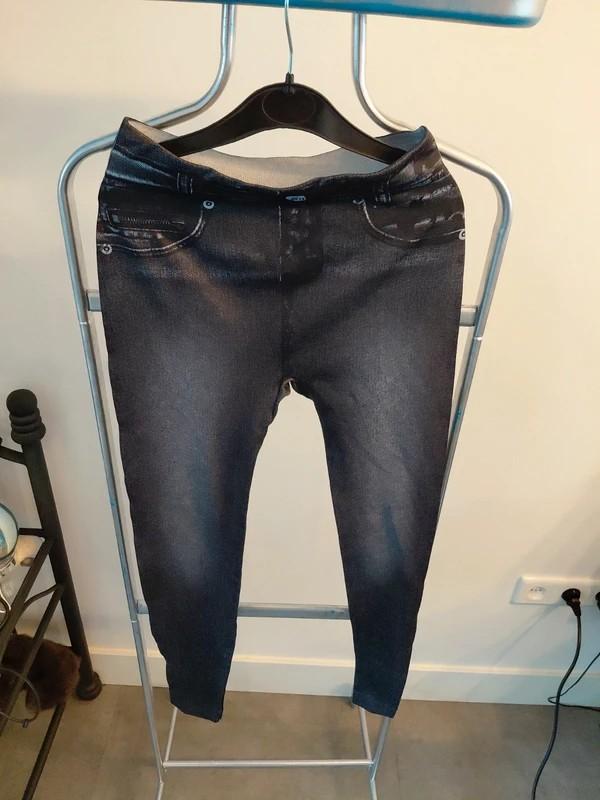 Jeanslook legging XS/S blauw, Kleding | Dames, Leggings, Maillots en Panty's, Ophalen of Verzenden