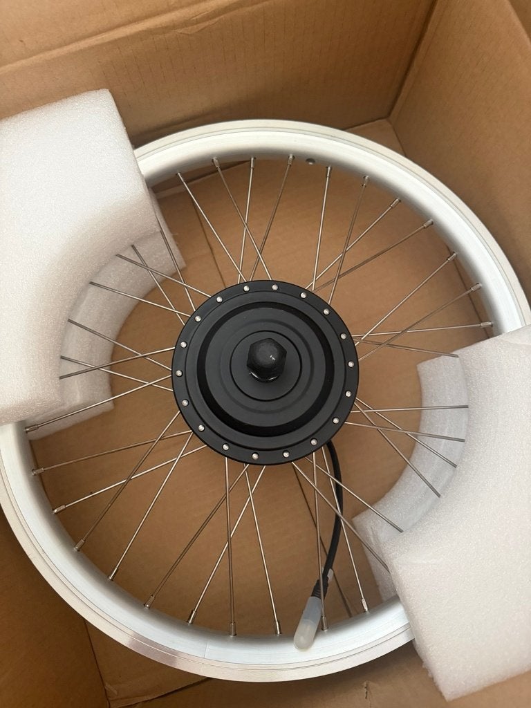 Fietswiel 20 inch silver - nieuw in doos, Wiel, Ophalen of Verzenden, Efos ebike, Nieuw
