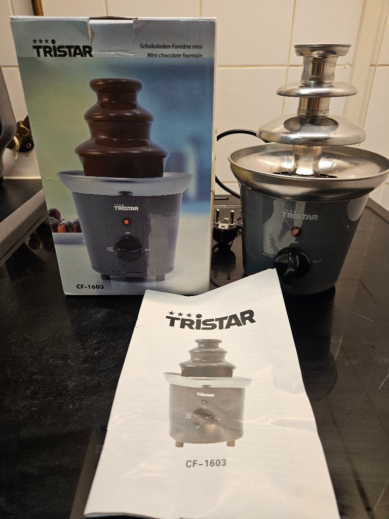 Mini chocoladefontein Tristar – bijna nieuw, Ophalen, Zo goed als nieuw