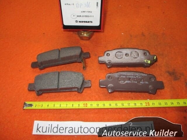 Remblokken achter subaru Forester Legacy Impreza Outback Nip, Subaru, -, -, Nieuw