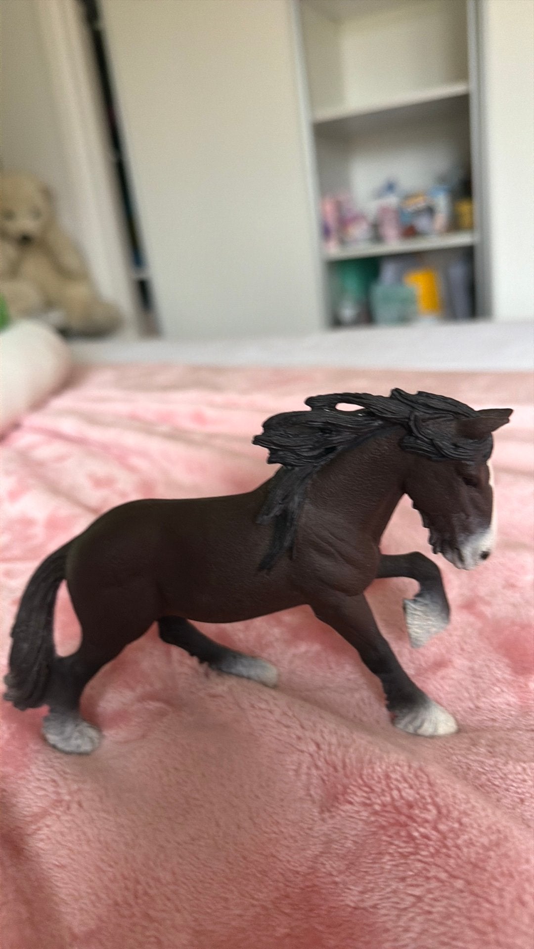 Paard shire, Ophalen of Verzenden, Zo goed als nieuw, Paard, Beeldje of Figuurtje
