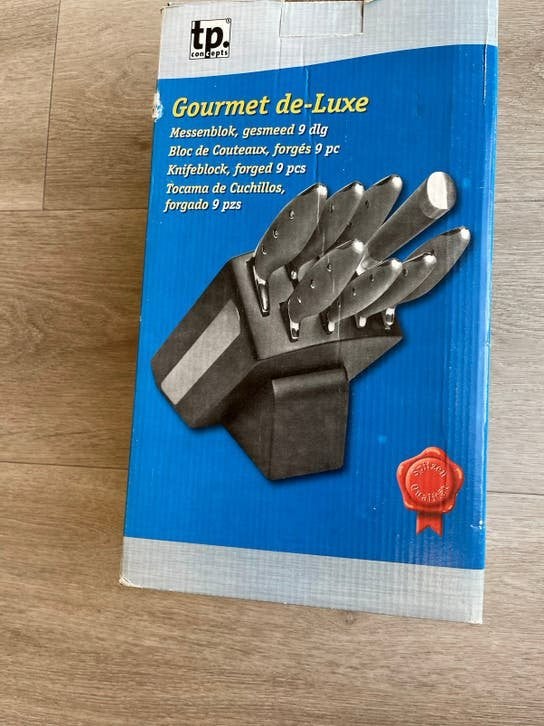 9 delig messenblok (gourmet de luxe), Ophalen, Nieuw