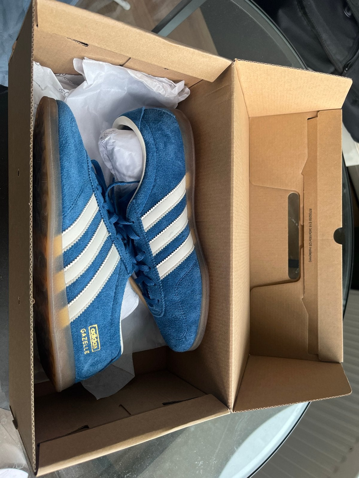 Adidas Gazelle sneakers - Maat 41 - Zo goed als nieuw, Ophalen of Verzenden, Zo goed als nieuw, Blauw, Sneakers of Gympen