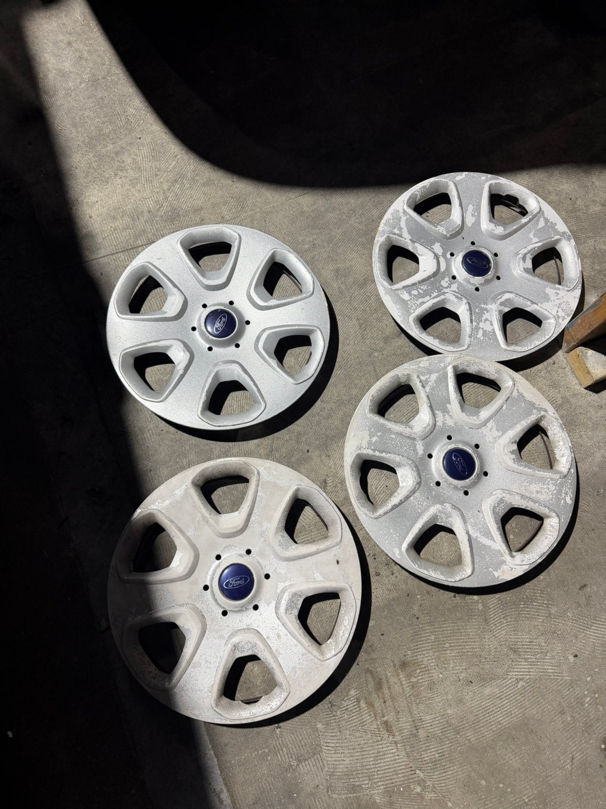 4 x Ford Ka Wieldoppen Origineel 14 inch, Auto diversen, Gebruikt, Ford, Ophalen of Verzenden, Ford