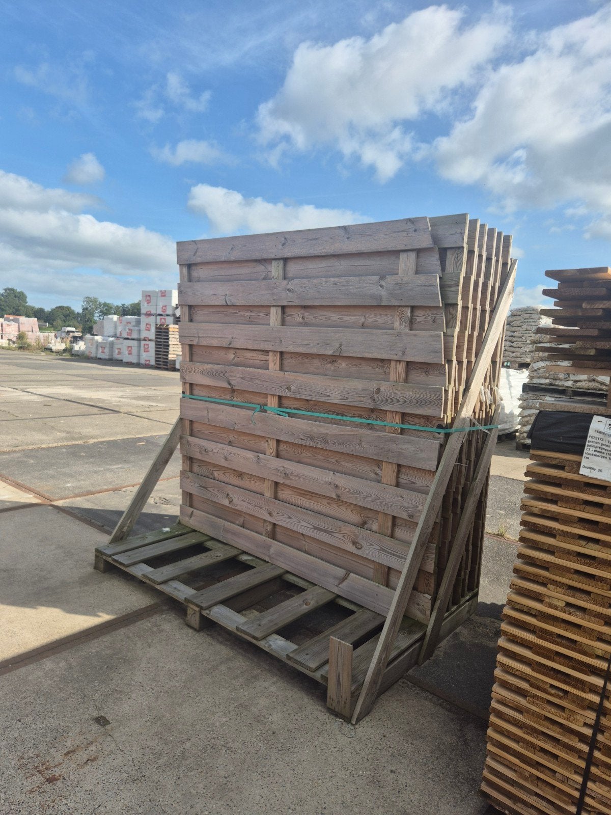 Houten Schuttingdelen te koop 180 x 180 - 12 stuks, 1 tot 2 meter, Minder dan 3 meter, Nieuw, Ophalen of Verzenden