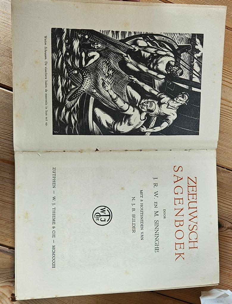 Zeeuwsch Sagenboek w.j. thema & cie, Boeken, Ophalen of Verzenden, Gelezen, J.R.W. en M. Sinninghe, Nederland