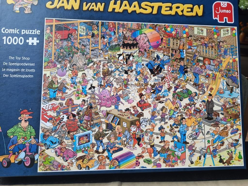 De speelgoedwinkel  Jan van Haasteren, Ophalen of Verzenden, 500 t/m 1500 stukjes, Zo goed als nieuw