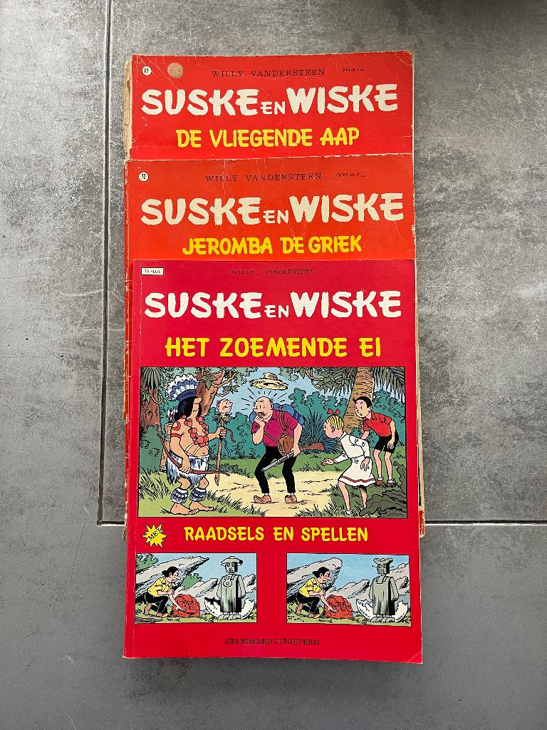 3 stripboeken Suske & Wiske (nrs 72, 87 en 73 plus), Meerdere stripboeken, Ophalen of Verzenden, Gelezen, Willy Vandersteen