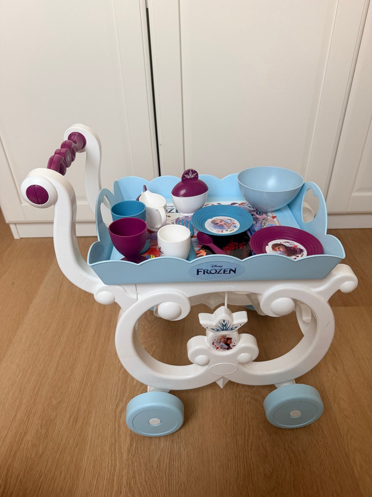 Disney Frozen theeservies met serveerwagen, Ophalen of Verzenden, Gebruikt, Meisje