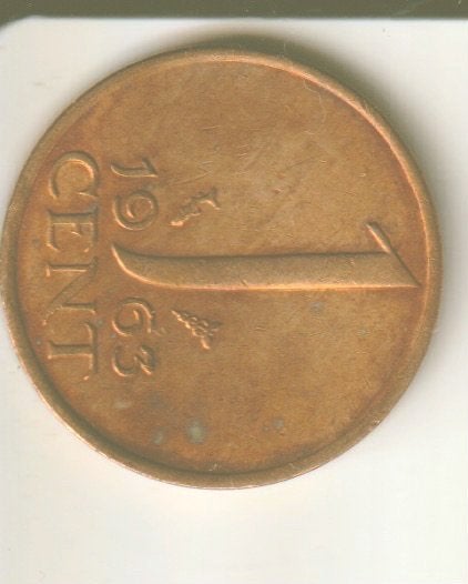 1 cent 1963 nederland, Verzenden, Koningin Juliana, 5 cent