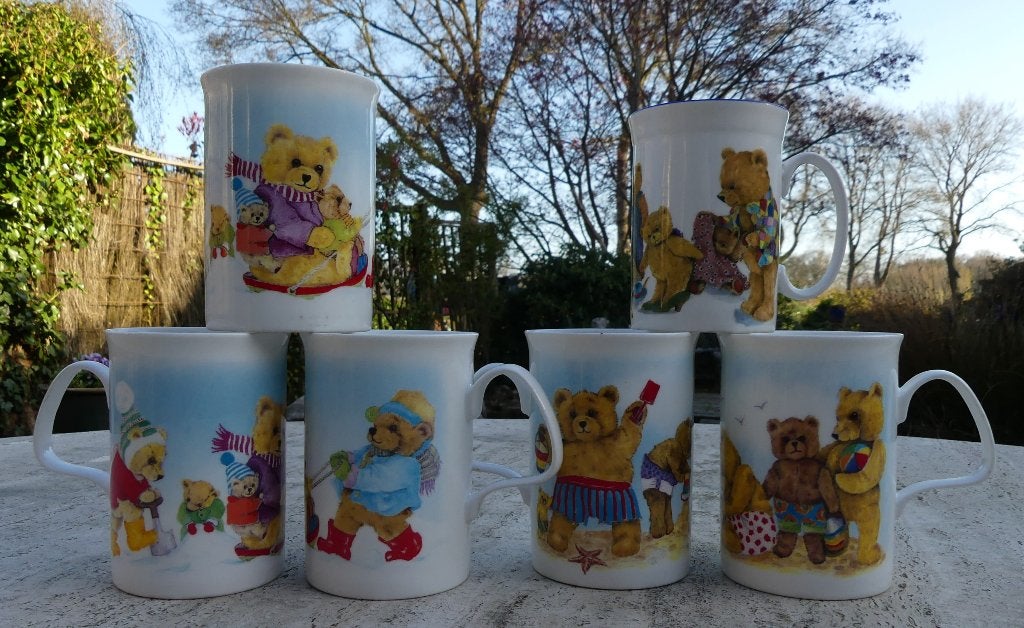 ROY KIRKHAM PLAYTIME TEDDY's Beren Mokken, Ophalen of Verzenden, Nieuw, Porselein, Kop(pen) en/of Schotel(s)