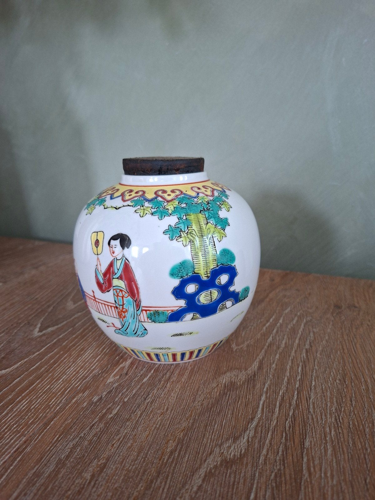 Antieke Chinese porseleinen gemberpot met kinderspel, Antiek en Kunst, Ophalen of Verzenden