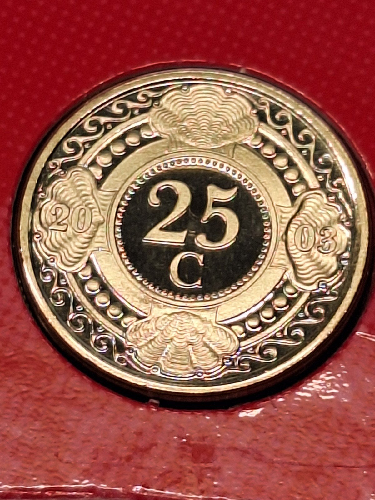 Nederlandse Antillen 25 cent 2003, Postzegels en Munten, Munten | Nederland, Ophalen of Verzenden