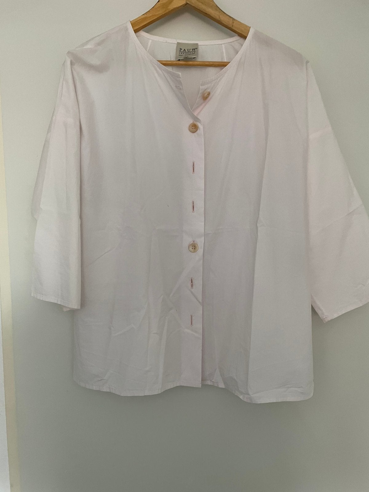 Pauw zachtrose blouse 4, Ophalen of Verzenden, Zo goed als nieuw, Maat 42/44 (L)