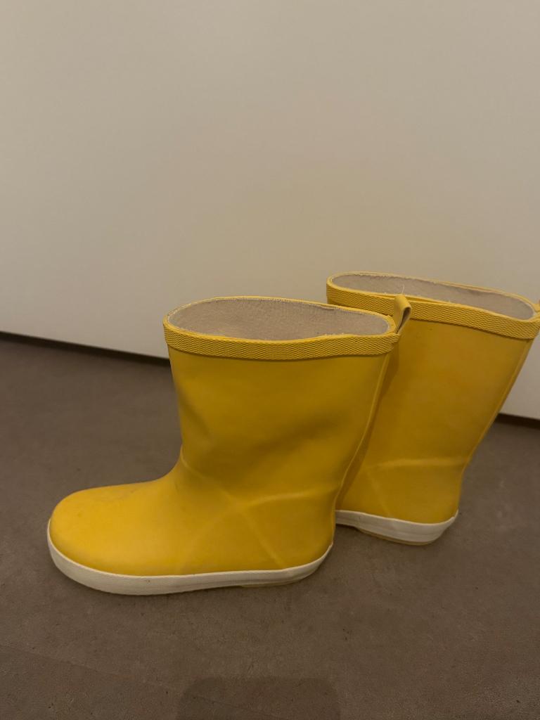 Leuke gele regen kinder laarsjes, Jongen of Meisje, Ophalen of Verzenden, Hema, Laarzen