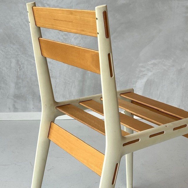 O'Azar eetkamerstoel Jean-Marie Massaud vintage Magis stoel, Gebruikt, ., Wit, Vintage