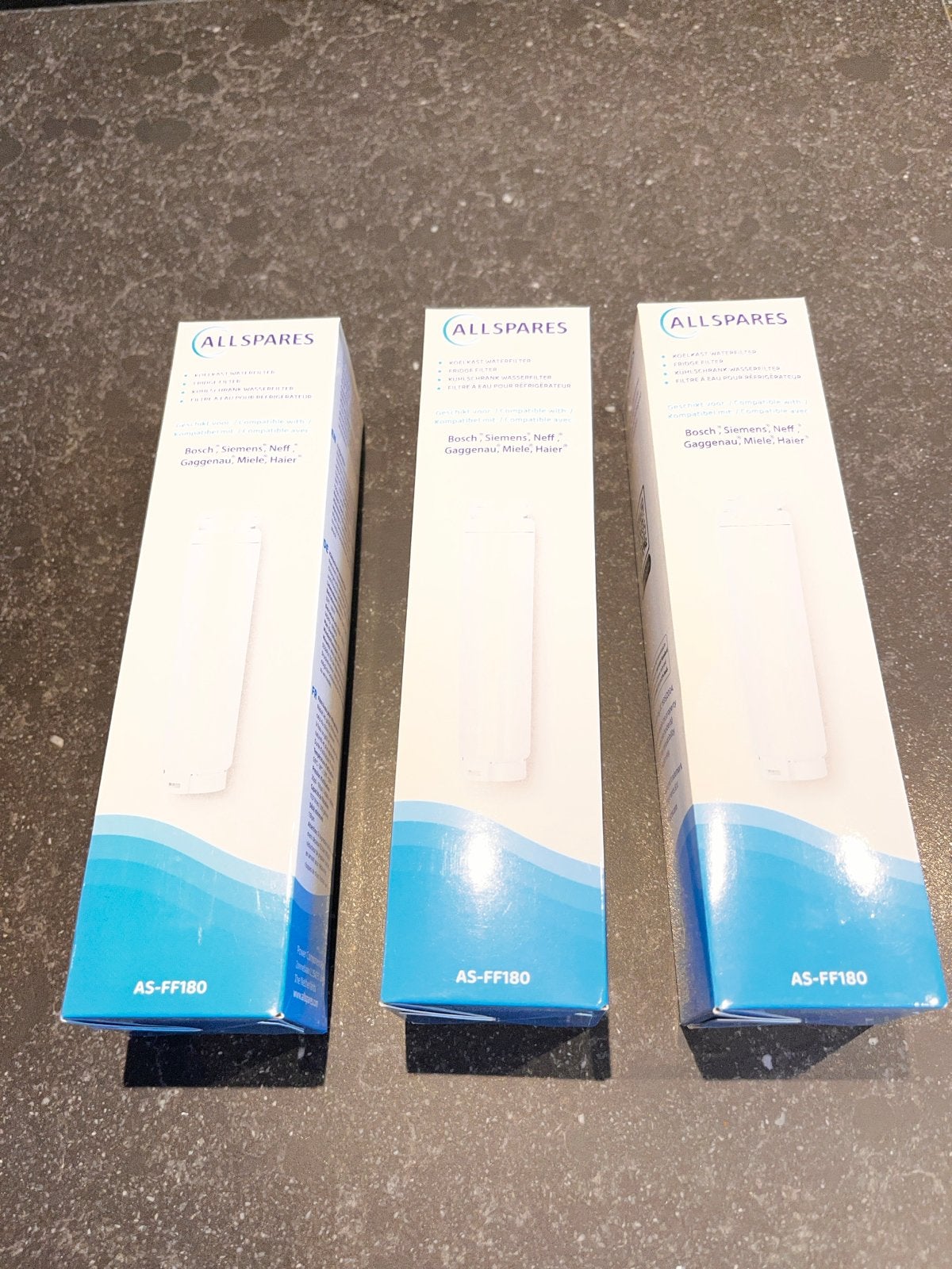 Allspares AS-FF180 Koelkast Waterfilter Nieuw in verpakking, Zonder vriesvak, 200 liter of meer, Verzenden, Nieuw