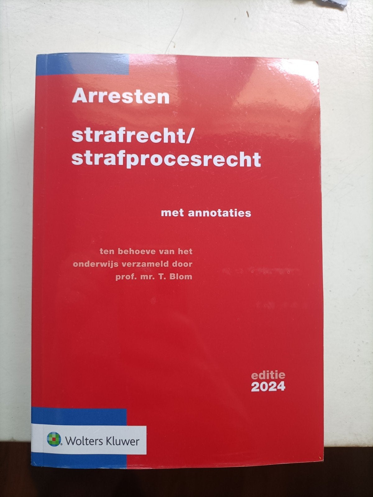 Arresten strafrecht/strafprocesrecht, Ophalen, Zo goed als nieuw, Wolters Kluwer